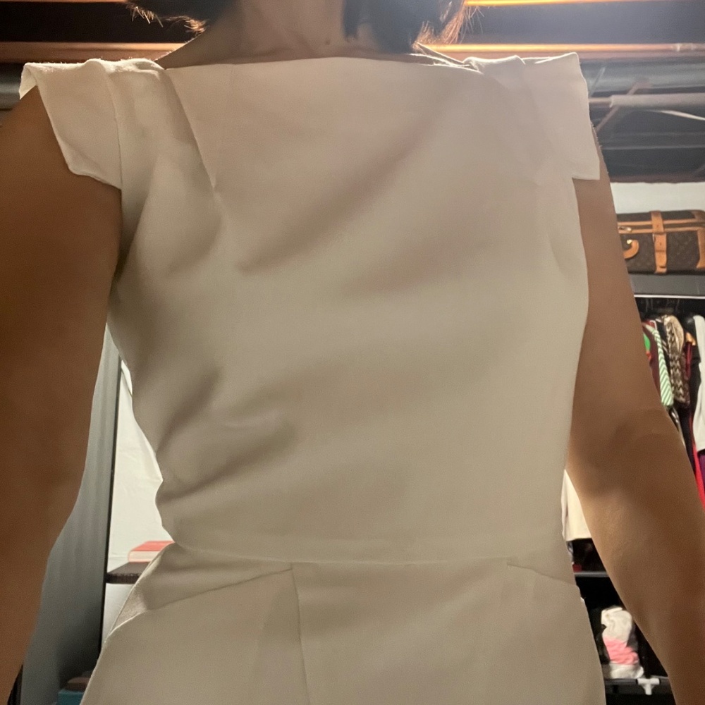 Beautiful Elegant White Dress by Single.